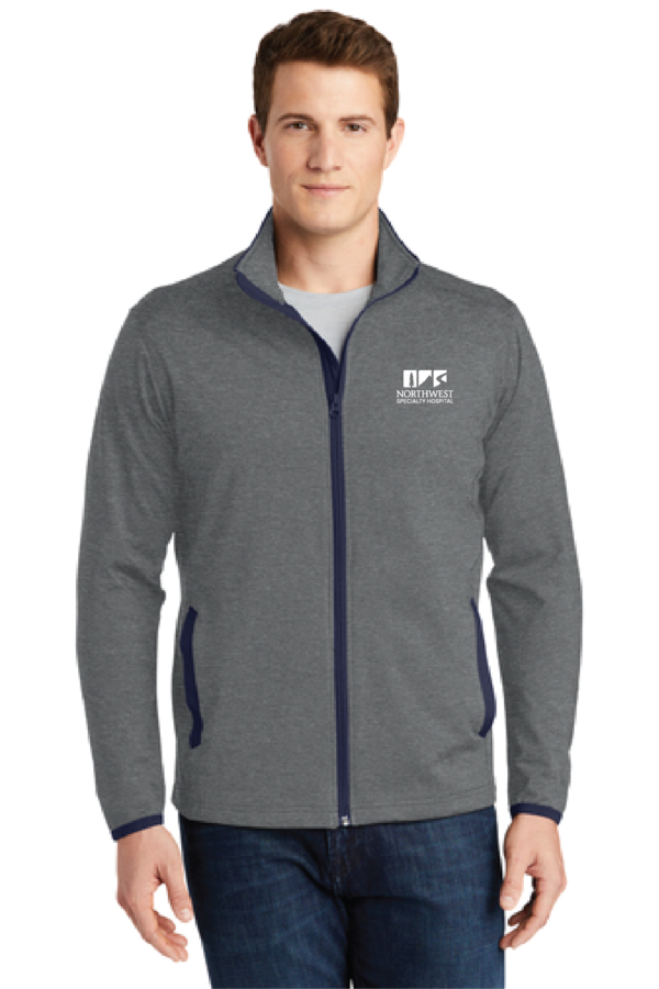 NWSH ST853 Sport-Tek® Sport-Wick® Stretch Contrast Full-Zip Jacket - Image 3