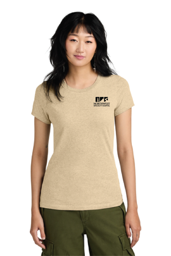 NWSH DM104L - HEATHER COLORS - District® Women’s Perfect Weight® Tee