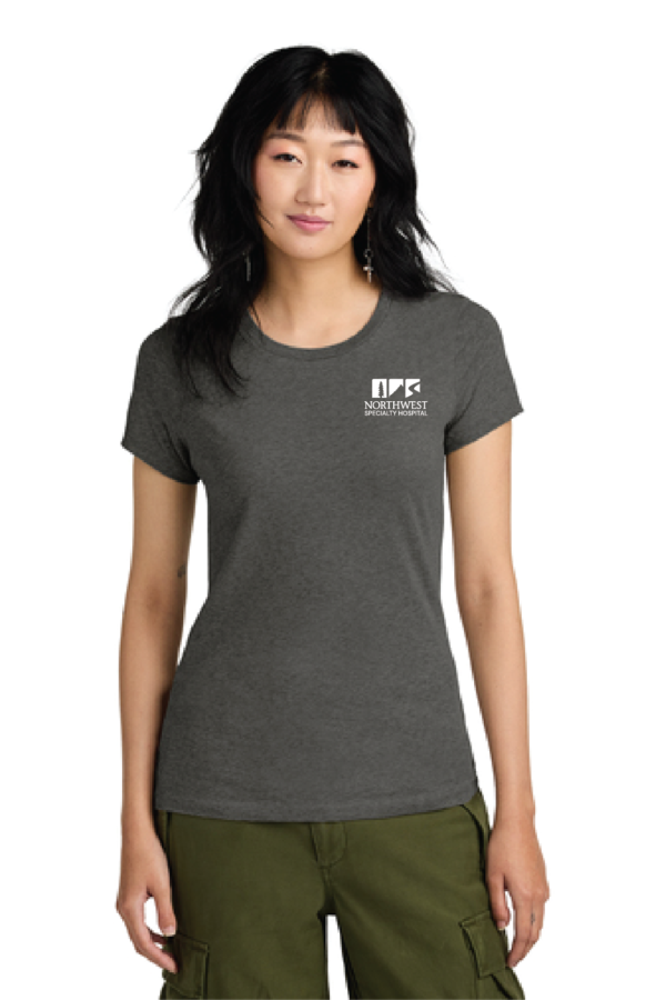 NWSH DM104L - HEATHER COLORS - District® Women’s Perfect Weight® Tee - Image 4