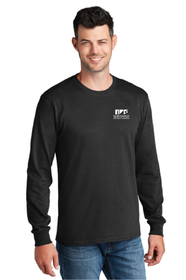 NWSH PC54LS - NEUTRALS - Port & Company® Long Sleeve Core Cotton Tee - Image 3