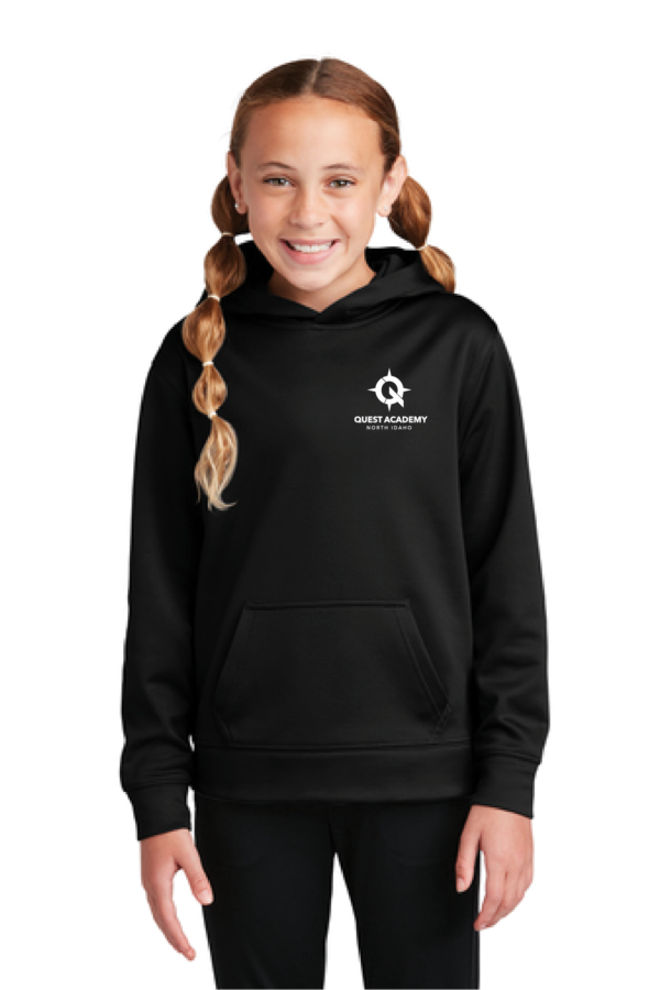 YST244 Sport-Tek® Youth Sport-Wick® Fleece Hooded Pullover - Image 3