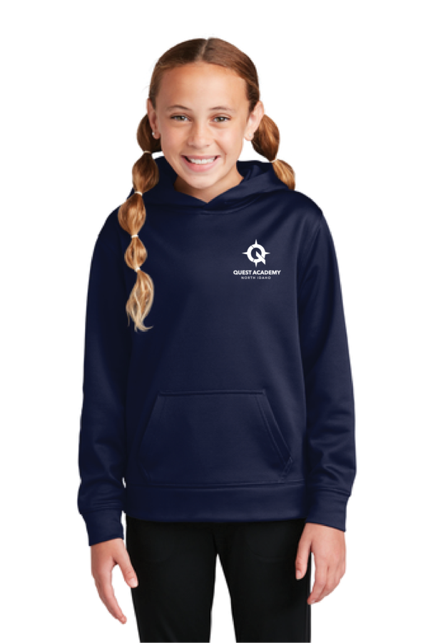 YST244 Sport-Tek® Youth Sport-Wick® Fleece Hooded Pullover - Image 5