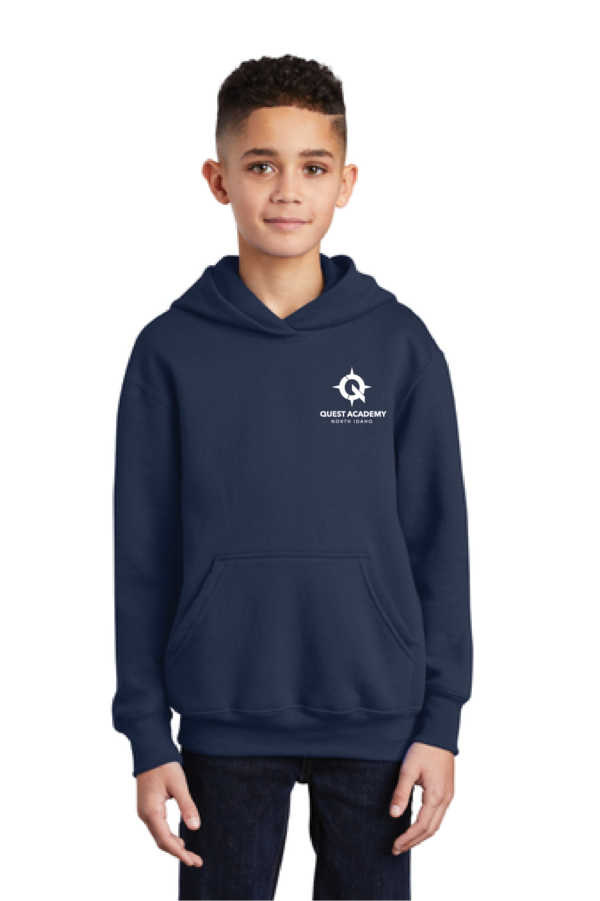 PC90YH Port & Company® Youth Core Fleece Pullover Hooded Sweatshirt - Image 5