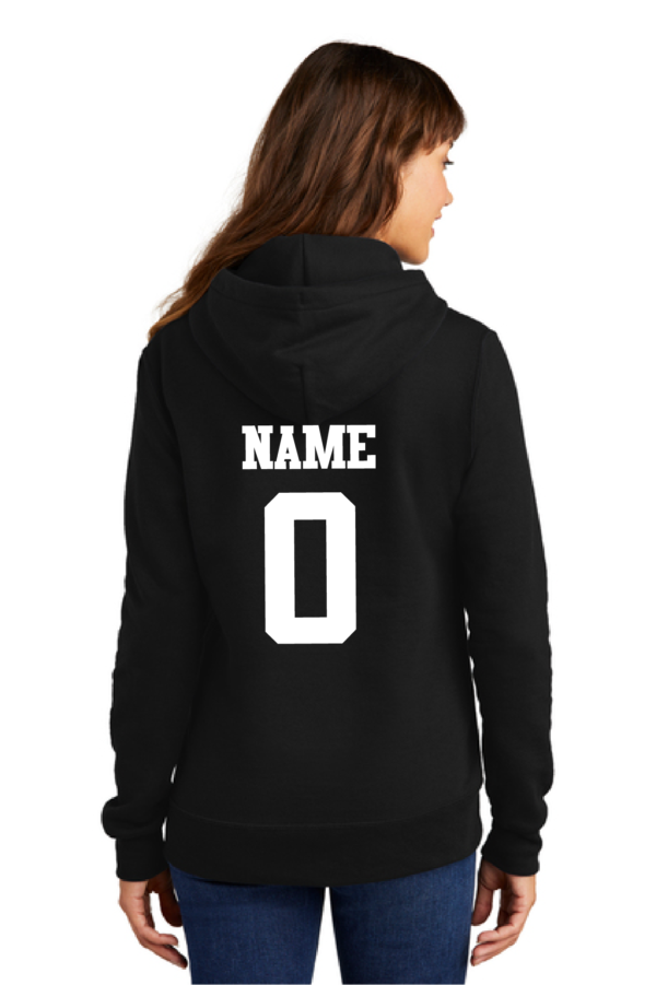 LPC78H Port & Company® Women's Core Fleece Pullover Hooded Sweatshirt - Image 3