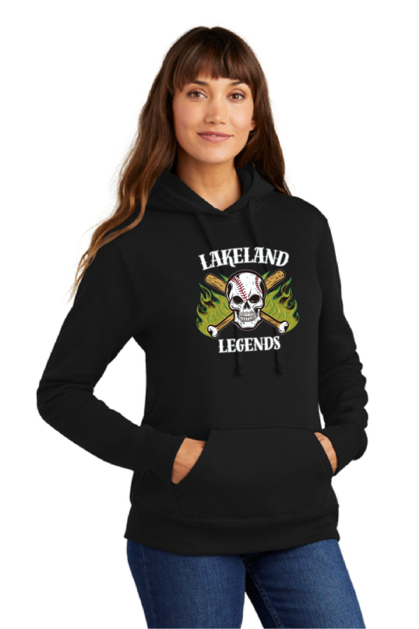 LPC78H Port & Company® Women's Core Fleece Pullover Hooded Sweatshirt - Image 2