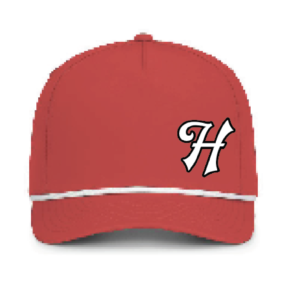 P421 Embroidered Red/White