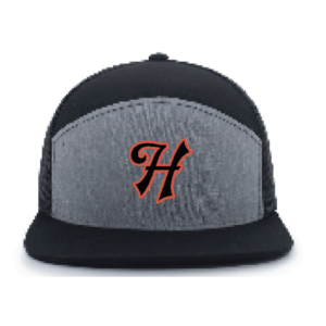 P787 Embroidered Black/Heather