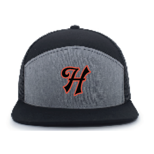 P787 Embroidered Black/Heather
