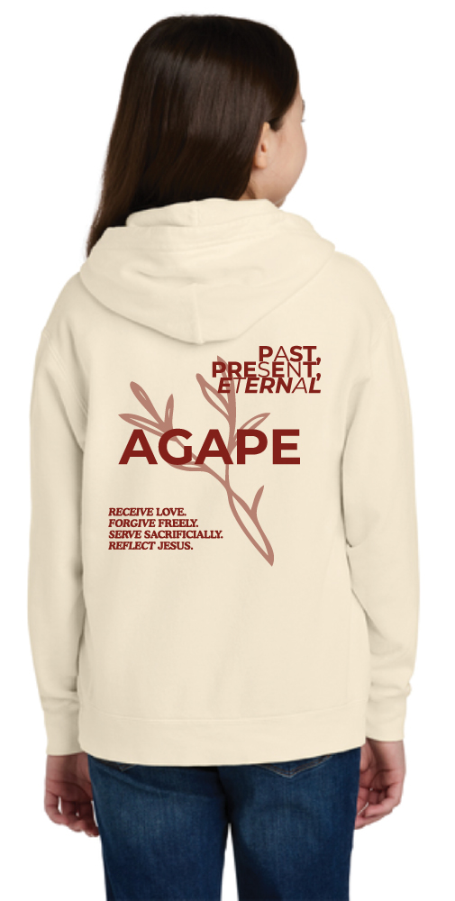 1467YNew Comfort Colors® Youth Lightweight Hooded Sweatshirt - Image 2