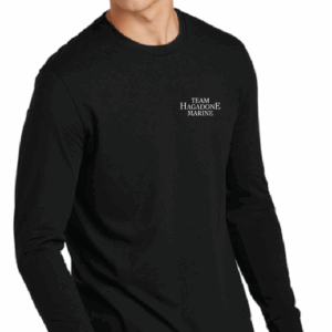 DT109 District® Perfect Blend® CVC Long Sleeve Tee BLACK Transfer